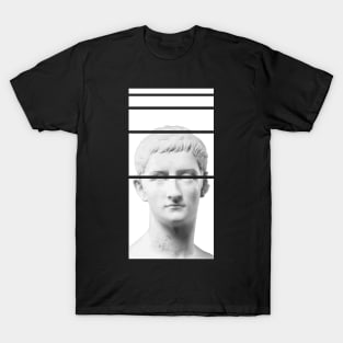 Glitch Aesthetic Greek Bust | Vaporwave T-Shirt